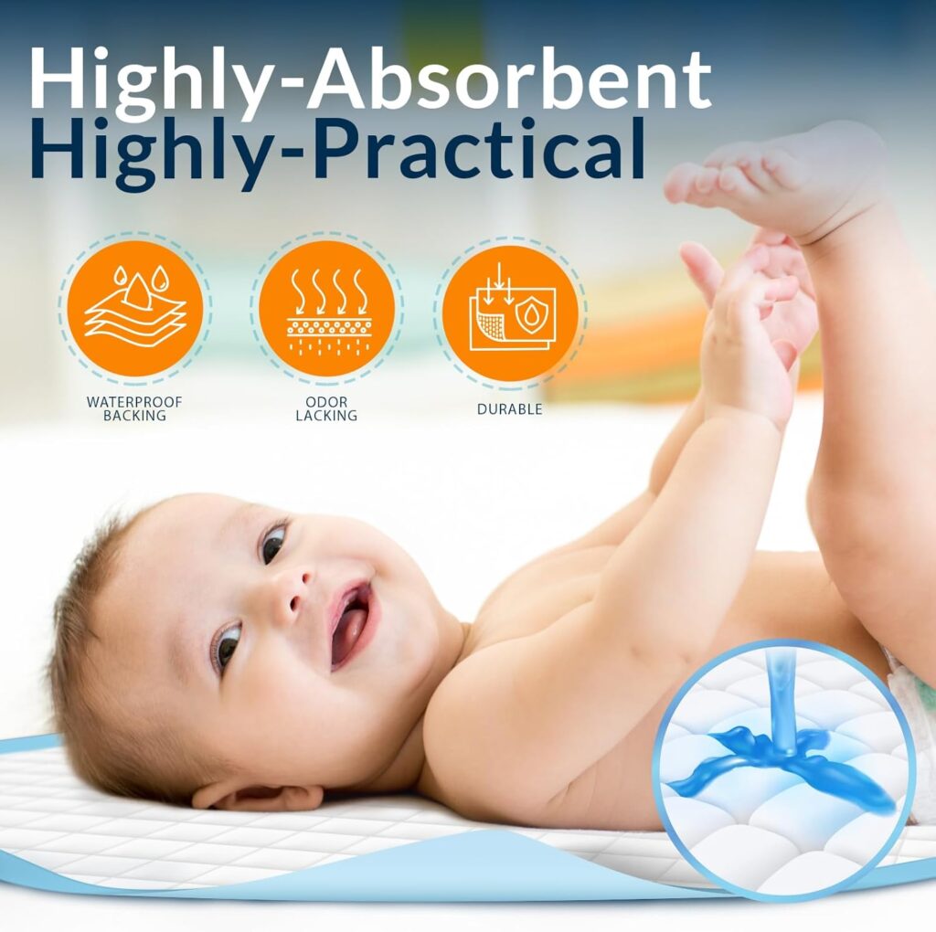 5 Best Disposable Underpads & Baby Changing Pads (Comparison Guide) 22x22 baby changing liner