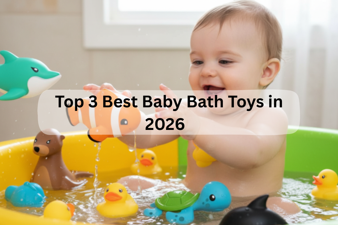 baby playing with best baby bath toys 2026