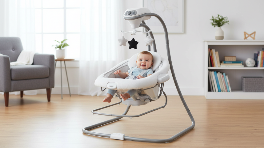 graco duetconnect lx redmond baby swing and bouncer