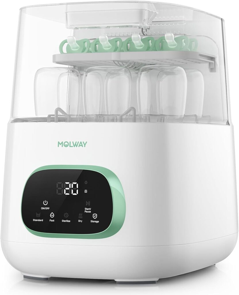 Best Baby Bottle Washers – Full Comparison Guide molway upgraded baby bottle washer sterilizer dryer with large capacity