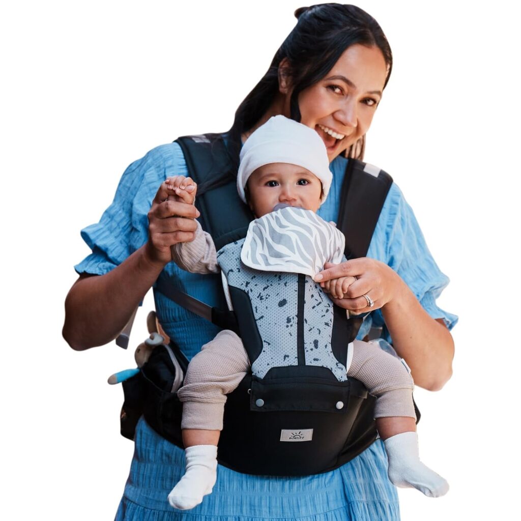Top 5 Baby Hip Seat Carriers — Quick Comparison momtory 6 in 1 baby carrier with detachable hip seat for newborns to toddlers, black color, adjustable