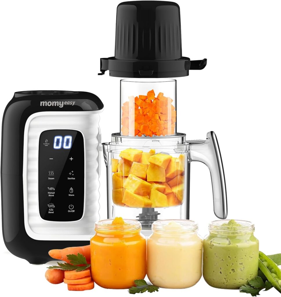 5 Best Baby Food Makers – Complete Comparison momyeasy baby food maker black 4 in 1 baby food steamer blender and bottle warmer