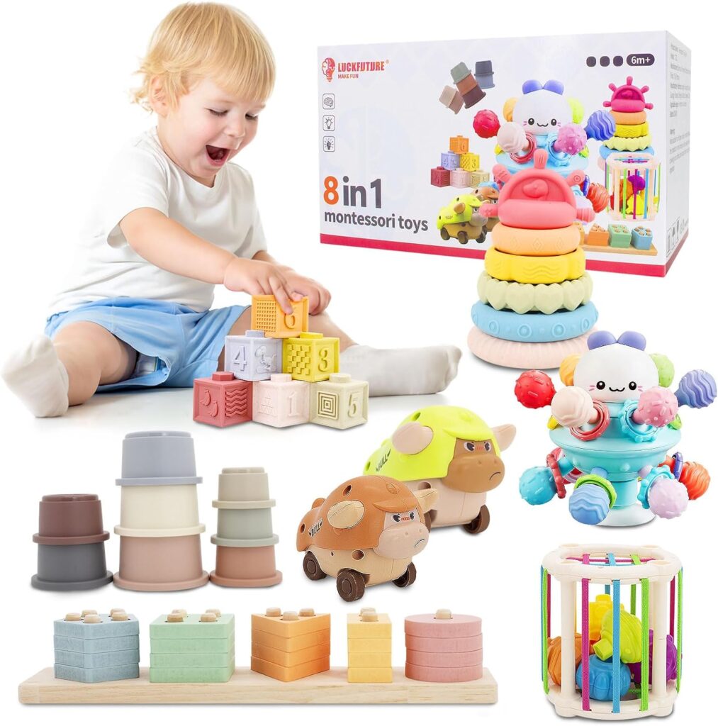 Best Educational Baby Toys for Learning & Pretend Play (Comparison Guide) montessori toy set for babies 6 to 18 months