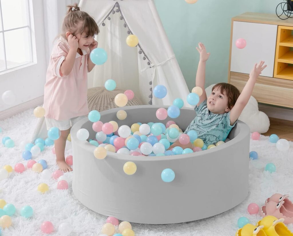 shjade grey foam ball pit toddler