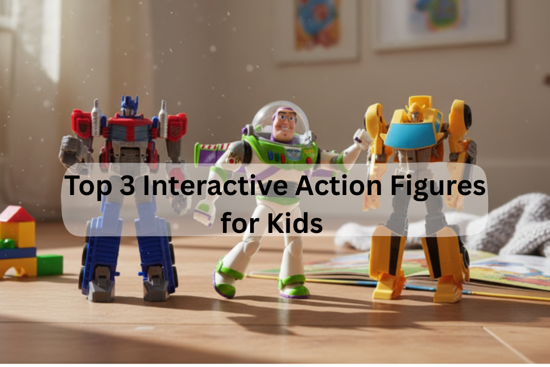 toddler playing with interactive action figures 2026