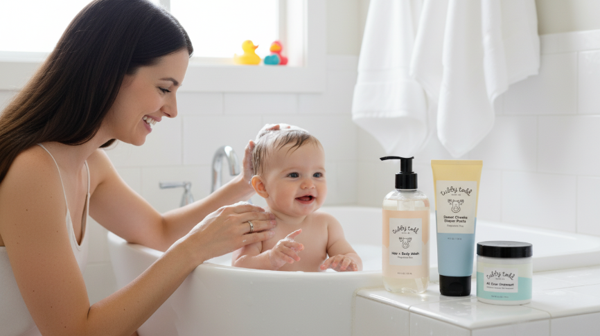 tubby todd baby bundle skincare set