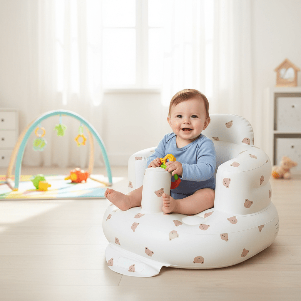 AGITVPS Inflatable Baby Seat – Ergonomic Inflatable Baby Seat for Sitting - baby edge
