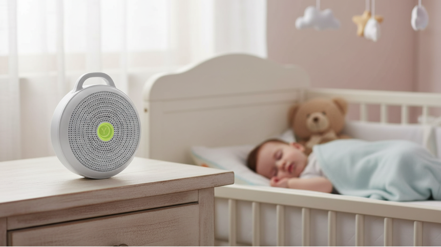 yogasleep hushh portable sound machine clip