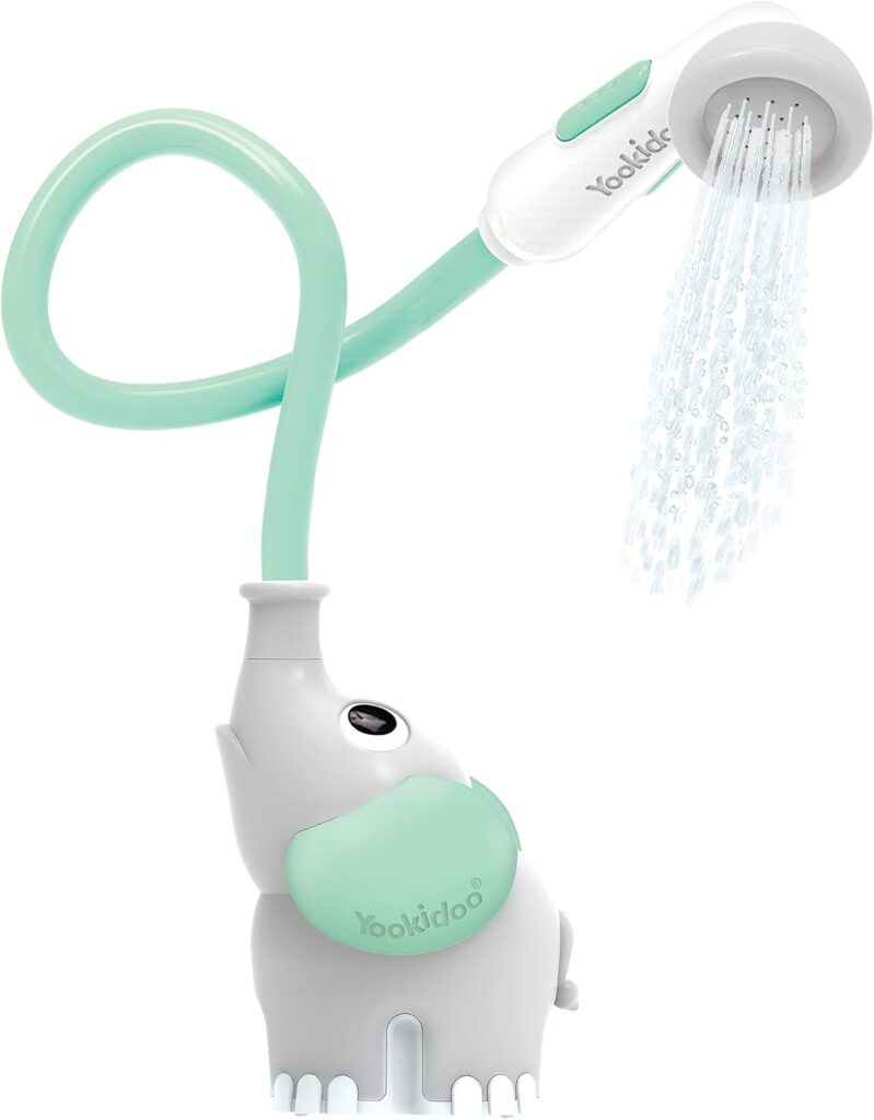 yookidoo elephant baby bath shower head