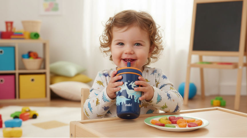 zak designs kelso dinosaur toddler cup