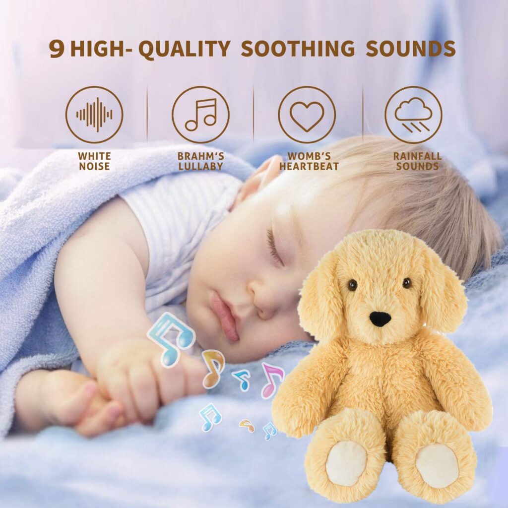 Top 5 Baby Sleep Soothers (Ultimate Comparison Guide) berest sleepy dog baby cry sensor sleep soother white noise heartbeat
